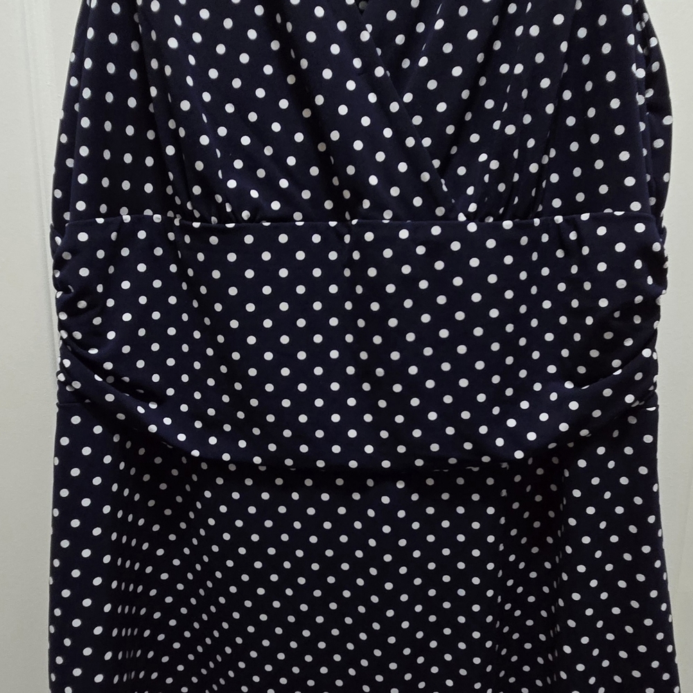 Ronni Nicole Black and White Polka Dot Top Suze 16